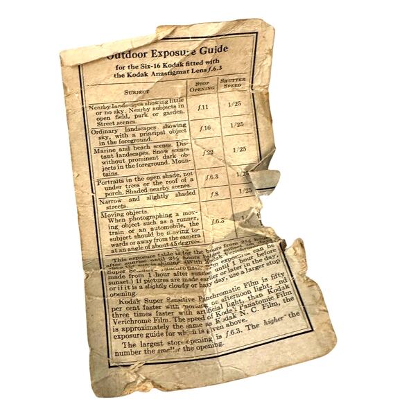 Kodak Vintage 1930s Six-16 Octagonal Art Deco Folding Camera 126mm F 6.3 Lens - Picture 2 of 11